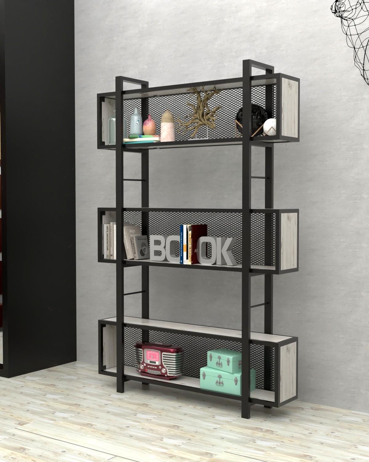 Стелаж EcoLoft Фортіс DSP-1475-2 в стилі лофт Дуб Кортона (35282309)