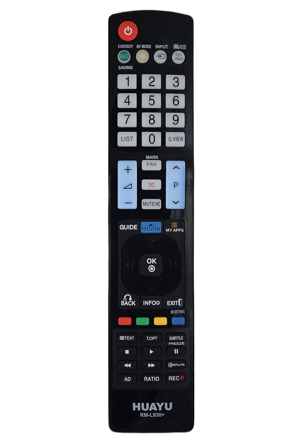 Универсальный пульт для телевизора LG RM-L930 (173)