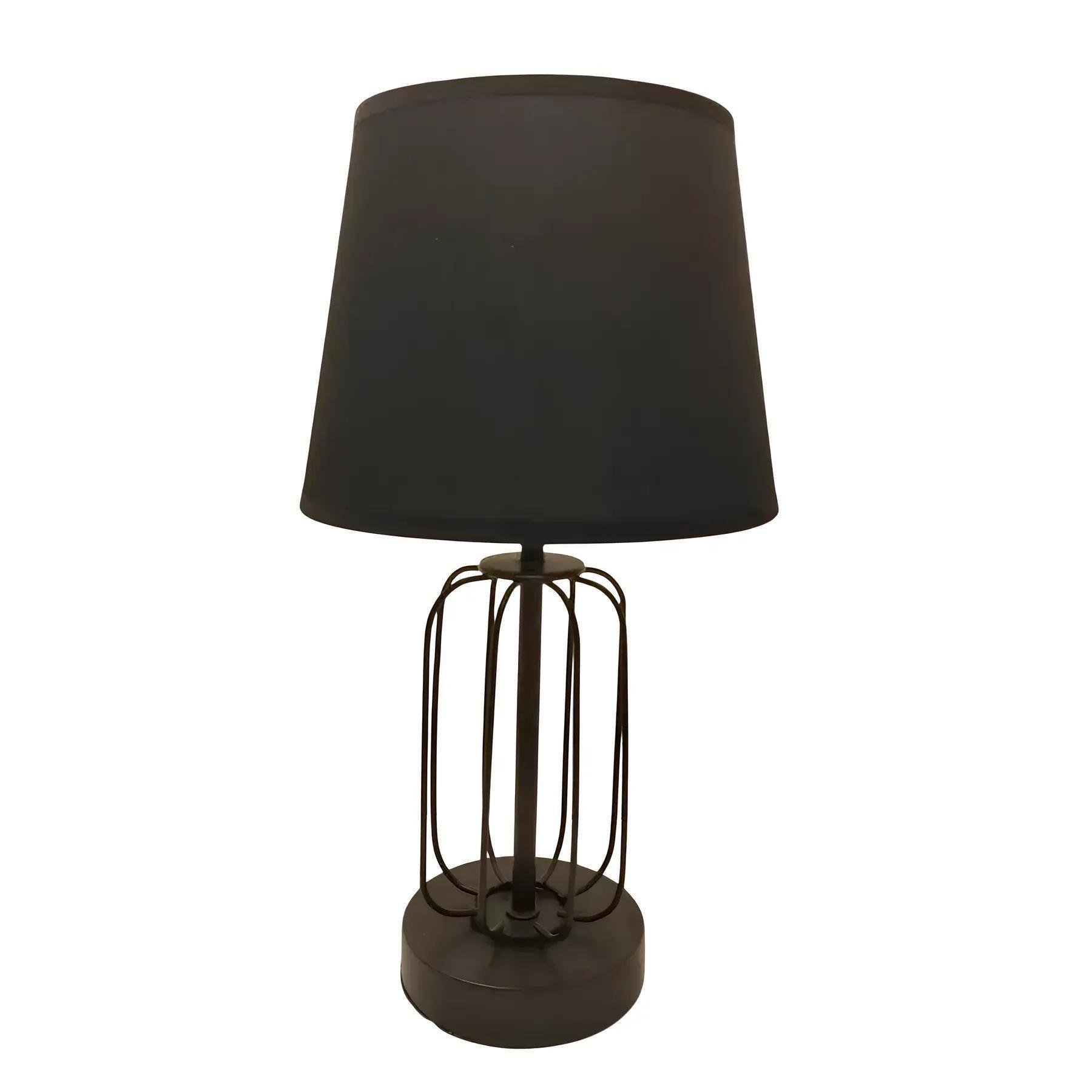 Настільна лампа Valeso з металевим каркасом Е14 IP20 HS8639 Чорний (28688735)