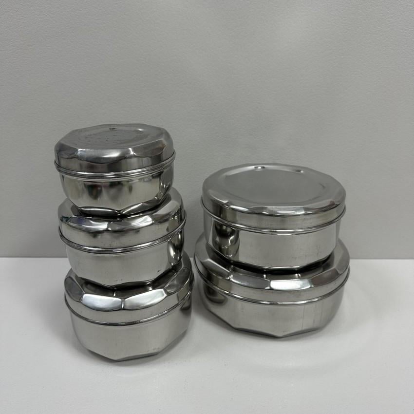 Набір лотків Empire EM-1918 із нержавіючої сталі з кришкою 5 шт. (2798672349)