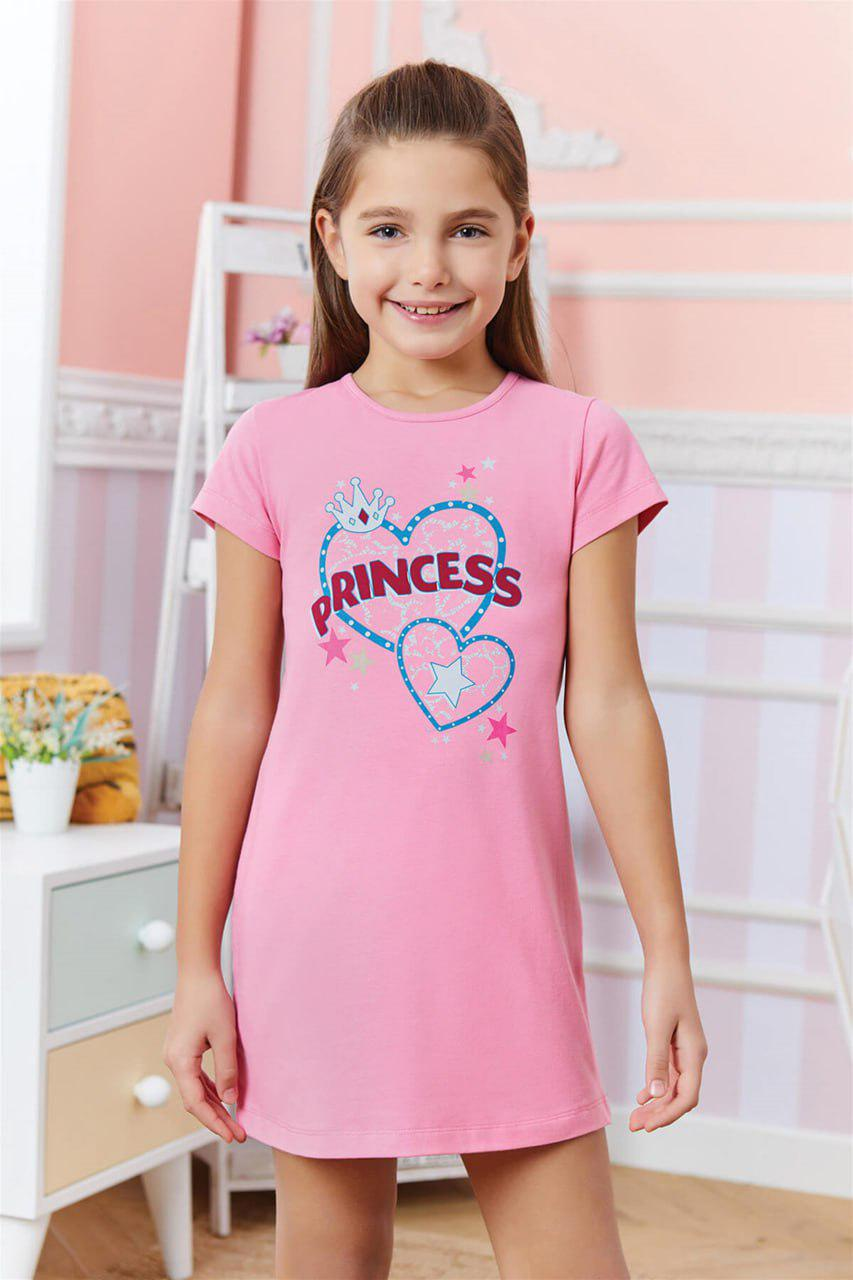 Ночная рубашка для девочки BAYKAR р. 4 104-110 см 4-5 лет Темно-розовый (9279-202)