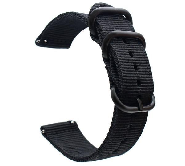 Нейлоновый ремешок Primo Traveller для часов Samsung Galaxy Watch Active/Active 2 Black (925636205)