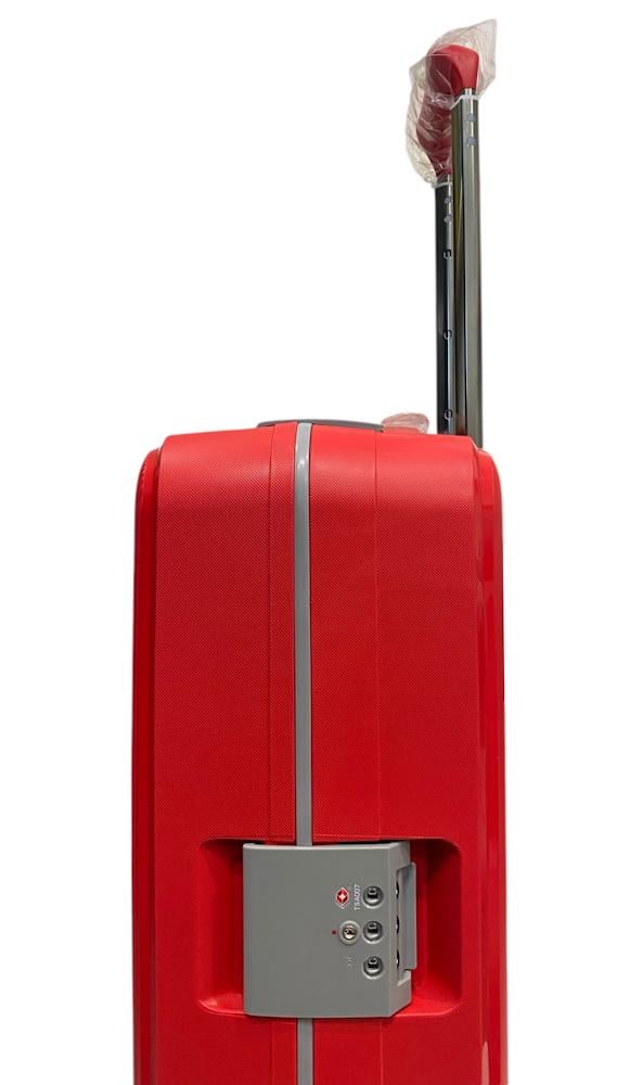 Валіза маленька ручна поклажа Snowball 37103 поліпропілен S Червоний - фото 5