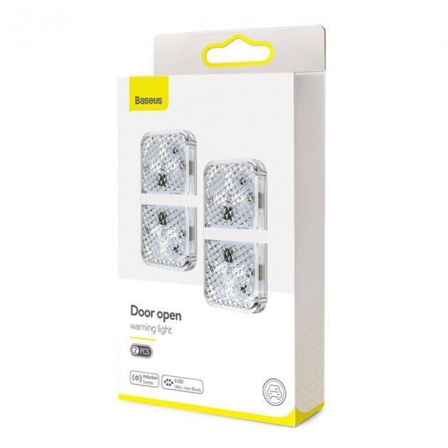 Индикатор открытия двери Baseus светодиодный 2 шт. White (CRFZD-02) - фото 3 Индикатор открытия двери Baseus светодиодный 2 шт. White (CRFZD-02) - фото 3