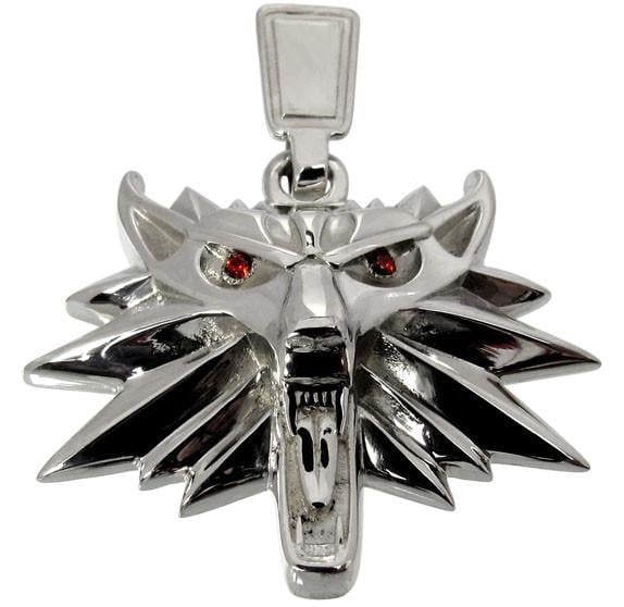 Серебряный мужской кулон Ведьмак Witcher (977560847)