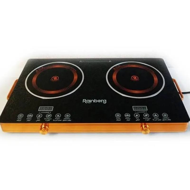 Настольная плита двухконфорочная First FA-5096-7 инфракрасная стеклокерамика (1891385314) - фото 4 Настольная плита двухконфорочная First FA-5096-7 инфракрасная стеклокерамика (1891385314) - фото 4