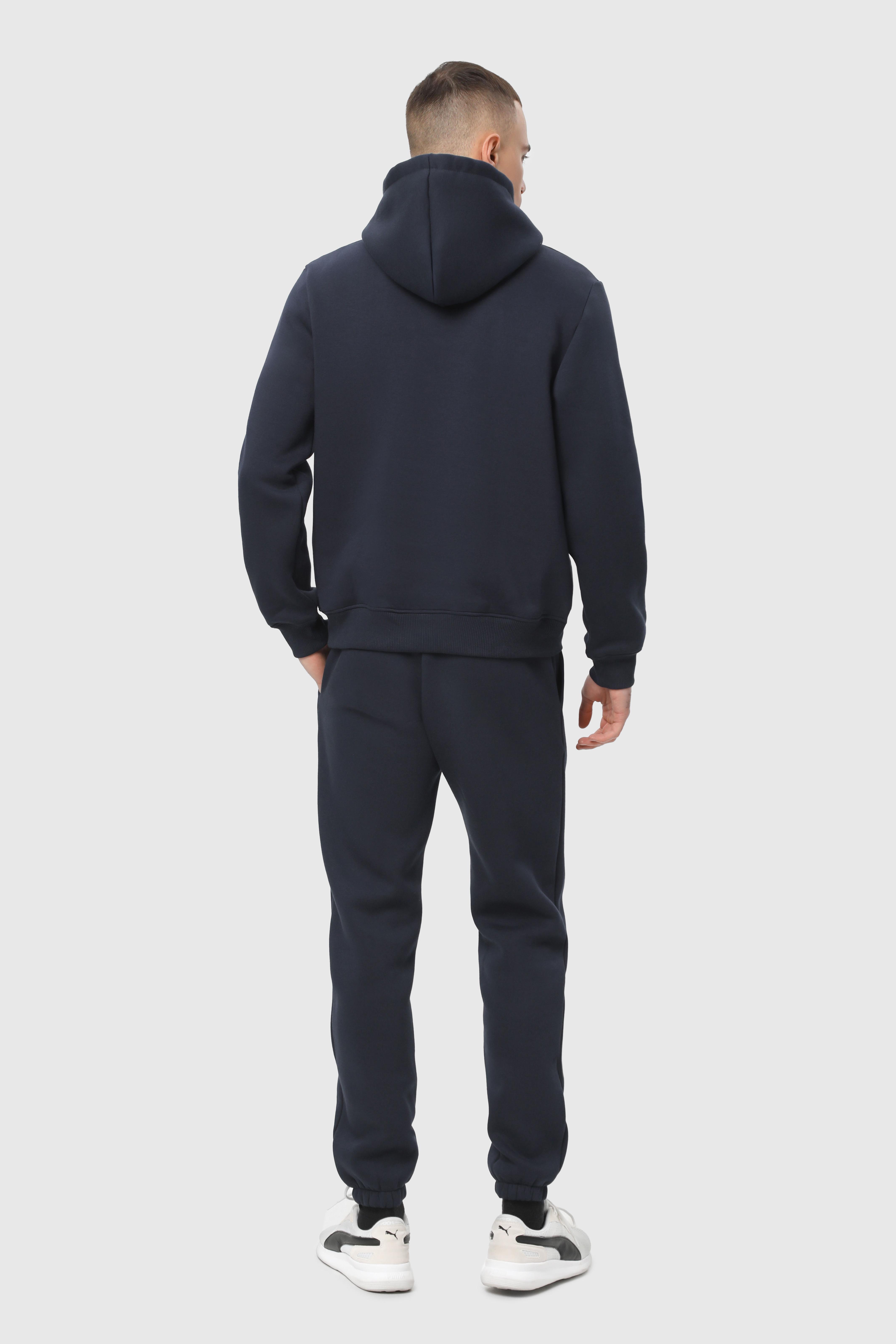Костюм худі та штани чоловічий утеплений Ray BASIC U0801 L Темно-синій - фото 5 Костюм худі та штани чоловічий утеплений Ray BASIC U0801 L Темно-синій - фото 5
