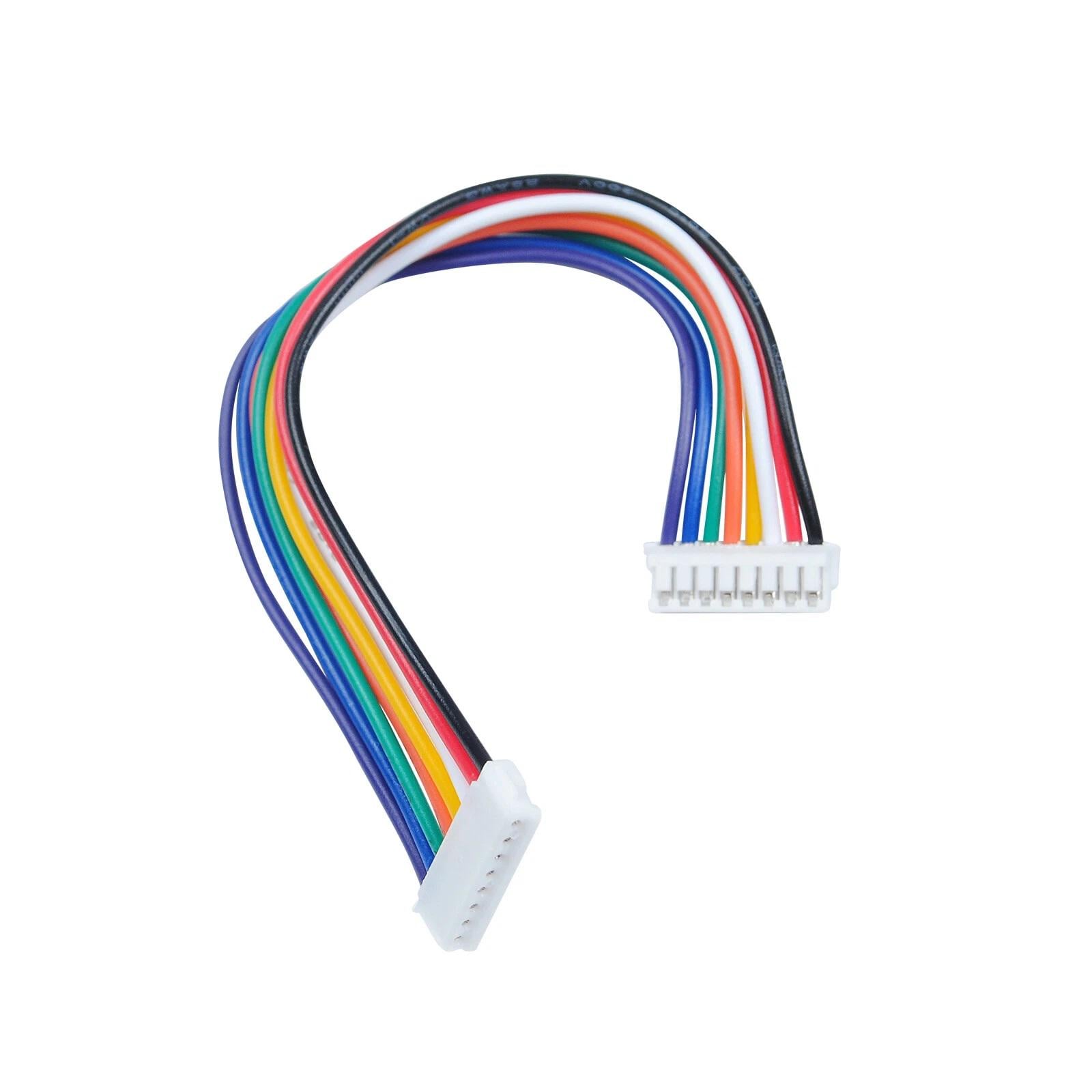 Кабель с разъемами JST ZH 1,5 мм Female 8pin двухсторонний для FPV полетных контроллеров 10 см (00-00027537)