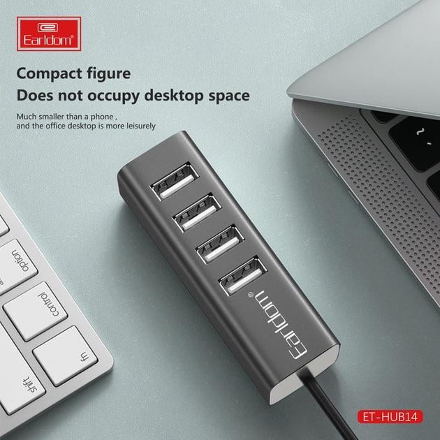 Хаб USB Earldom ET-HUB14 (21065073) - фото 3