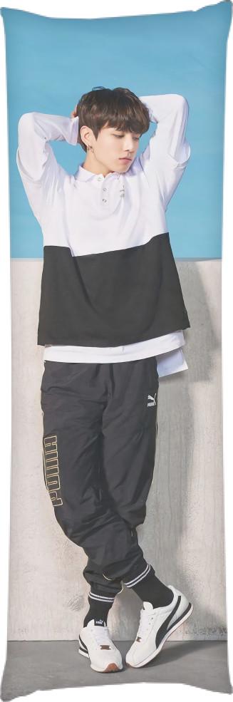 Подушка дакимакура Taehyung and Jungkook 60x180 см (14094711)