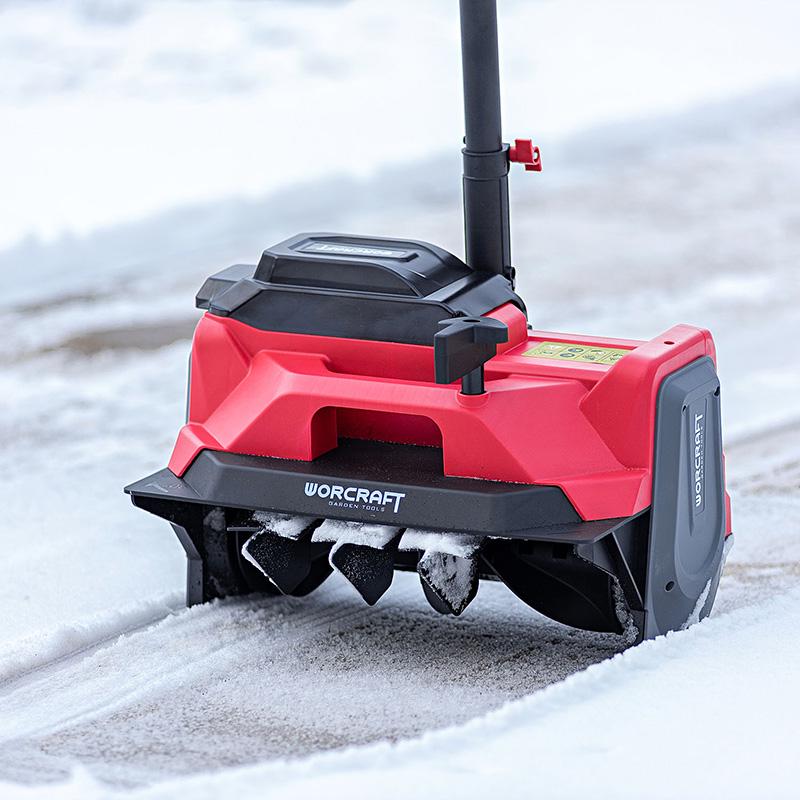 Снегоуборщик аккумуляторный бесщеточный Worcraft CST-S40LiB с аккумуляторами 2,4А и зарадным (43218) - фото 17