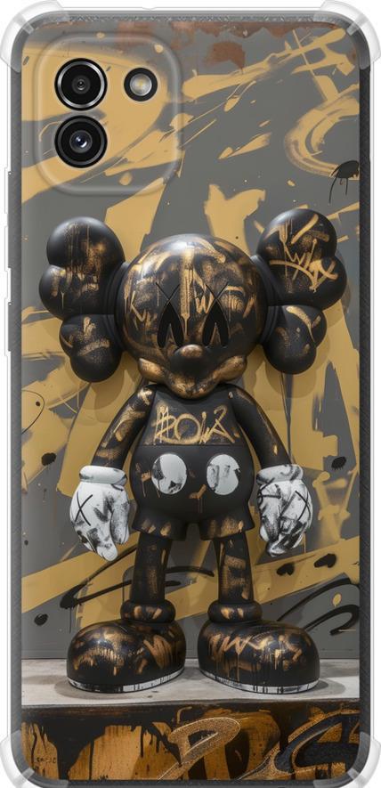 Чехол на Samsung Galaxy A03 A035F Bronze kaws (6097sp-2499-42517)