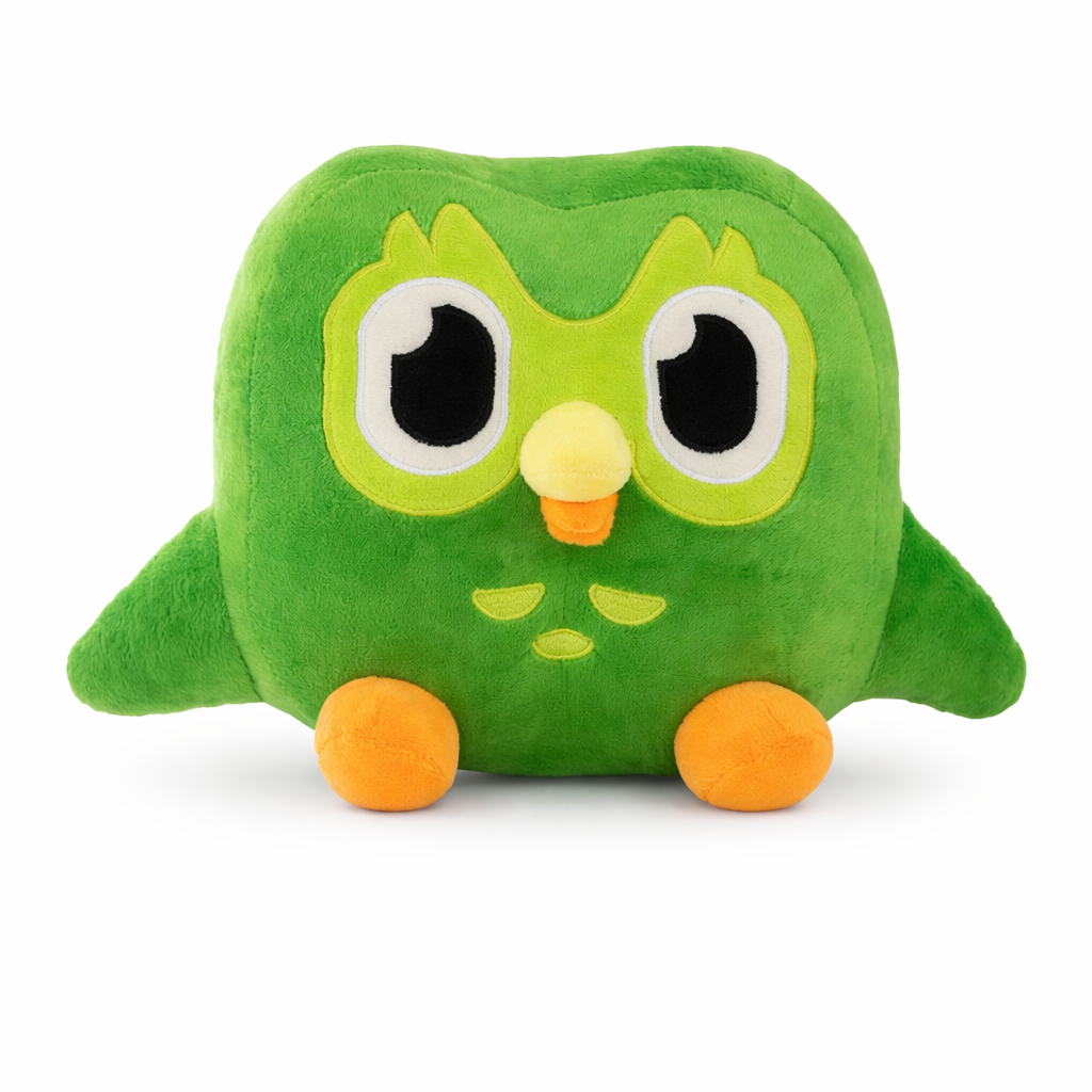 Мягкая игрушка детская Duolingo Сова 20 см Зеленый (арт EPC13890M)