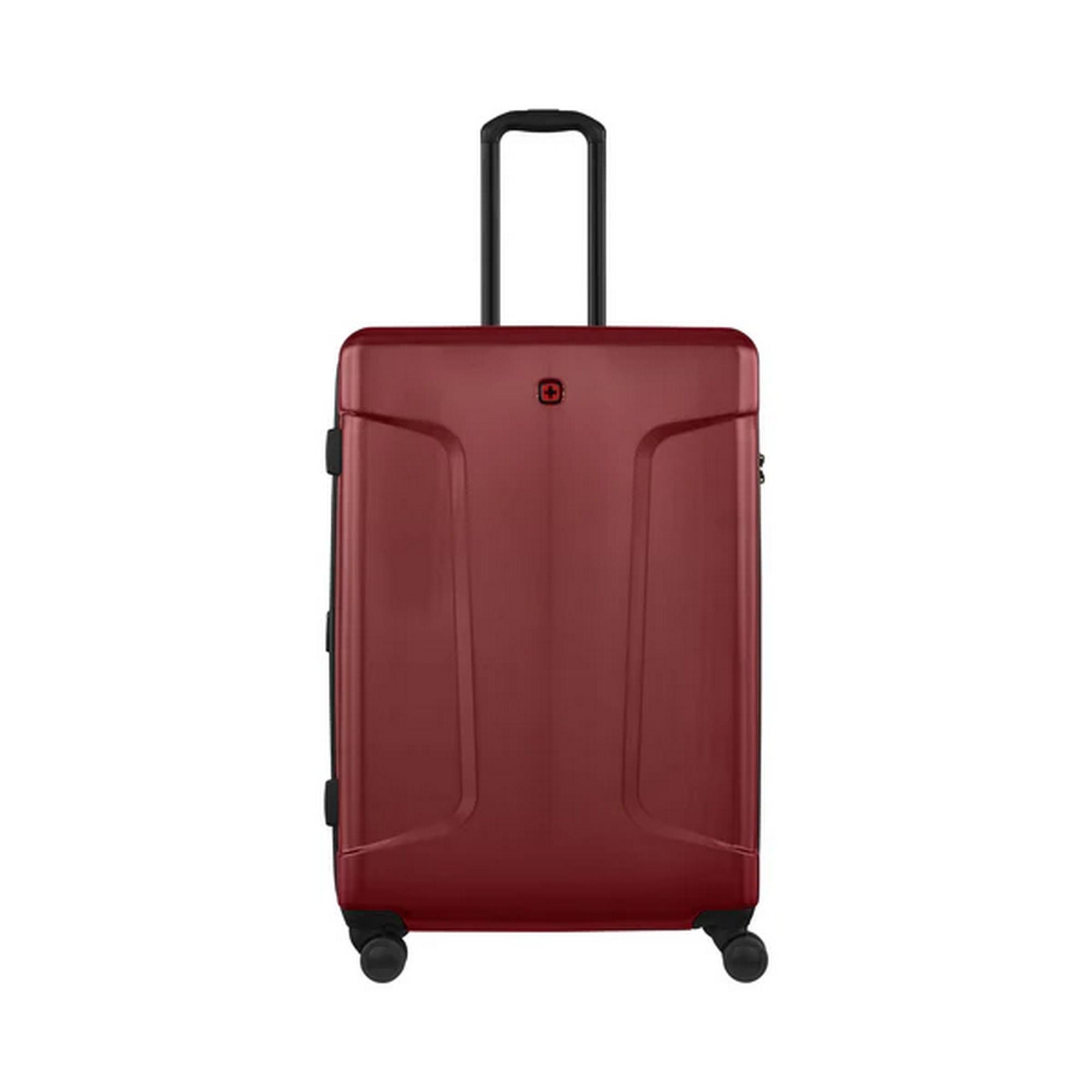 Чемодан дорожный Wenger Legacy пластиковый 4 колеса L 99-115 л Красный (610873)