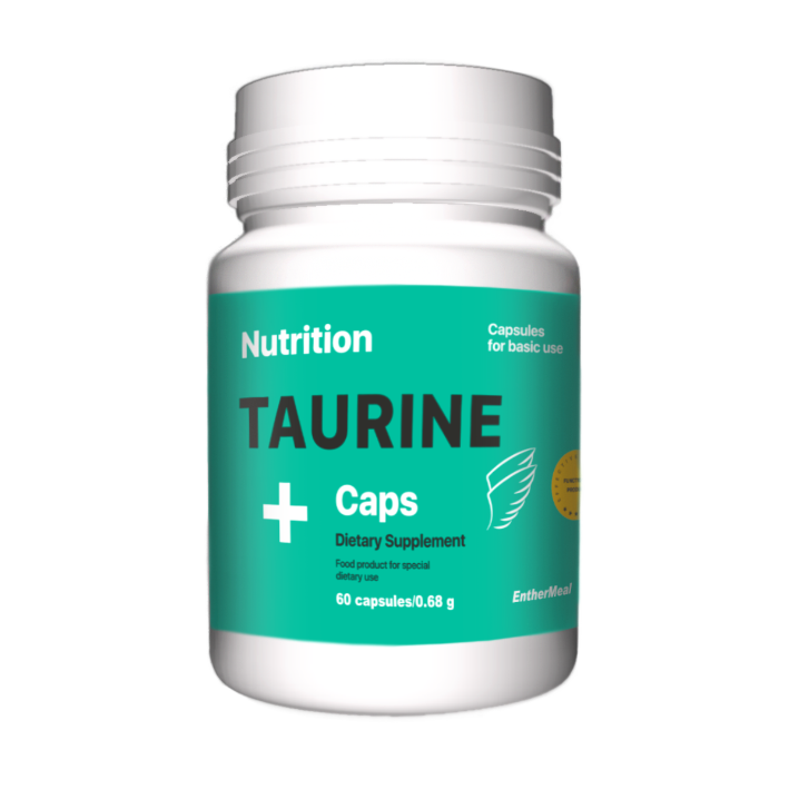 Аминокислота EntherMeal TAURINE+ 60 капсул