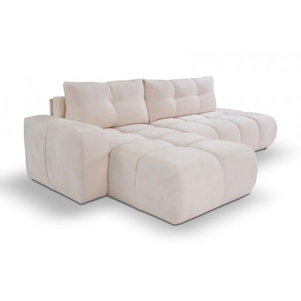 Диван угловой Perfect Home Soho из натурального дерева/ДСП/ткани Perfect Harmony 01 Кремовый (49717) - фото 4 Диван угловой Perfect Home Soho из натурального дерева/ДСП/ткани Perfect Harmony 01 Кремовый (49717) - фото 4