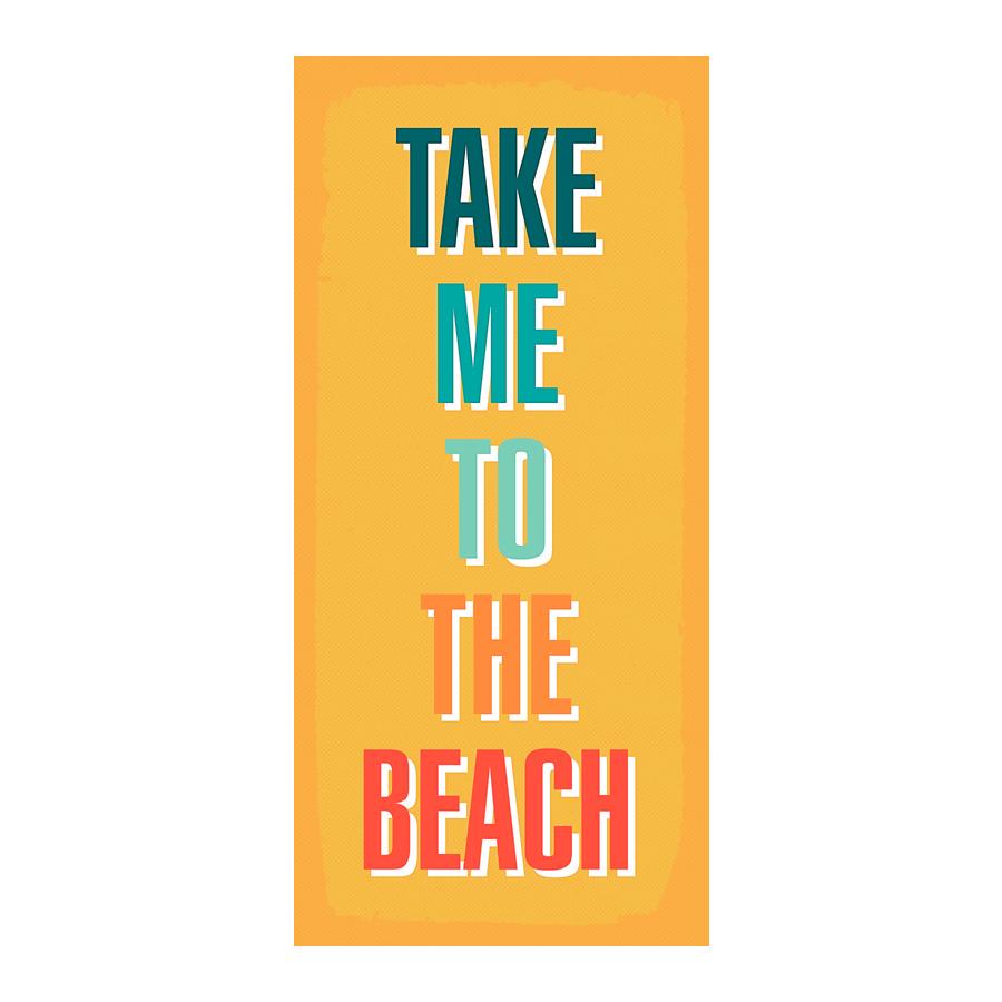 Полотенце с принтом Take me to the beach 150х70 см (PLB_21J014) Полотенце с принтом Take me to the beach 150х70 см (PLB_21J014)