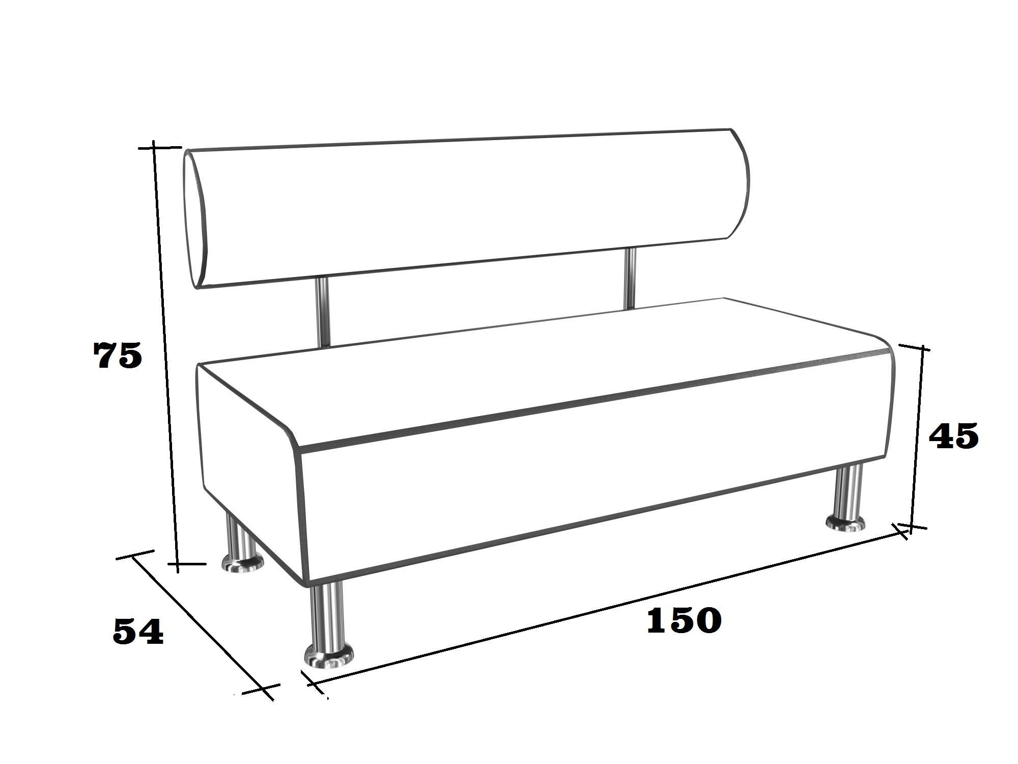 Диван офісний BNB Mini Plus Флай 150 см Червоний (2210) - фото 2 Диван офісний BNB Mini Plus Флай 150 см Червоний (2210) - фото 2