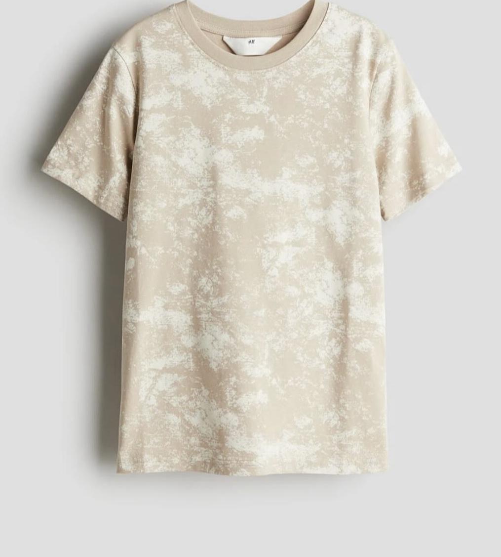 Футболка детская H&M 134-140 см Бежевый (849)