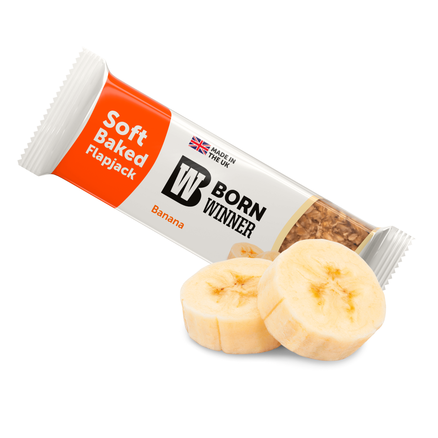Батончик овсяный Born Winner FLAPJACK со вкусом банана 90 г