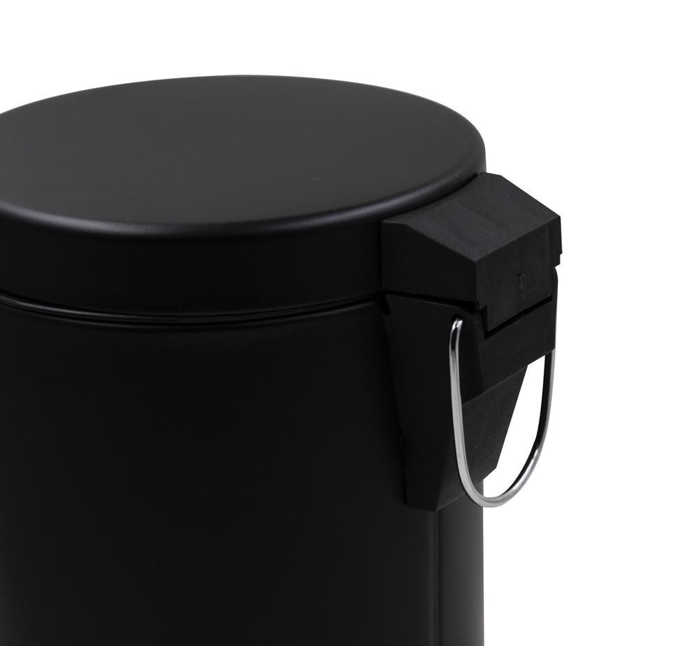 Ведро для мусора Zerix Solo-TC0107 круглое 7 л Черный (ZX5900) - фото 4 Ведро для мусора Zerix Solo-TC0107 круглое 7 л Черный (ZX5900) - фото 4