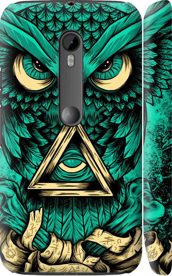 Чехол на Motorola Moto G3 Сова Арт-тату (3971m-318-42517) Чехол на Motorola Moto G3 Сова Арт-тату (3971m-318-42517)