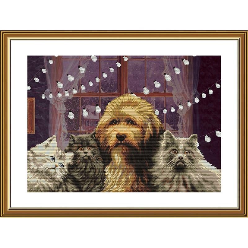 Набор для вышивания крестиком Нова Слобода СР3311 Теплая дружба (44941)