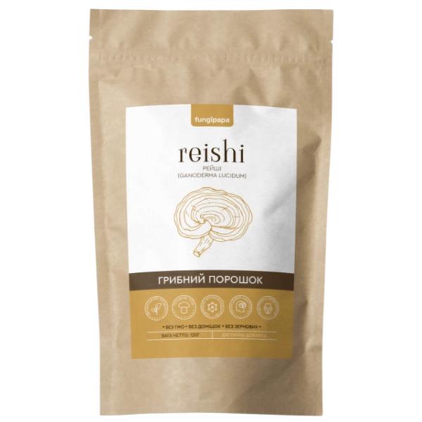 Натуральный грибной комплекс Fungipapa Ganoderma lucidum Рейши порошок 120 г/60 порций (23713007) Натуральный грибной комплекс Fungipapa Ganoderma lucidum Рейши порошок 120 г/60 порций (23713007)