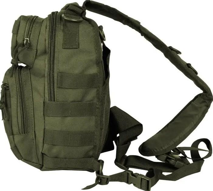 Рюкзак универсальный Mil-Tec One Strap Assault 10 л Оливковый (14059101) - фото 4