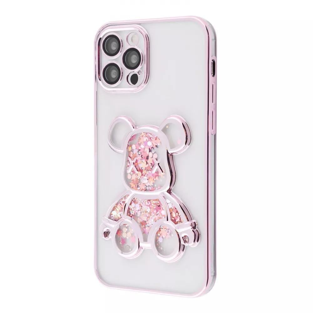 Чохол PRC Shining Bear для iPhone Xr (Рожеве золото)