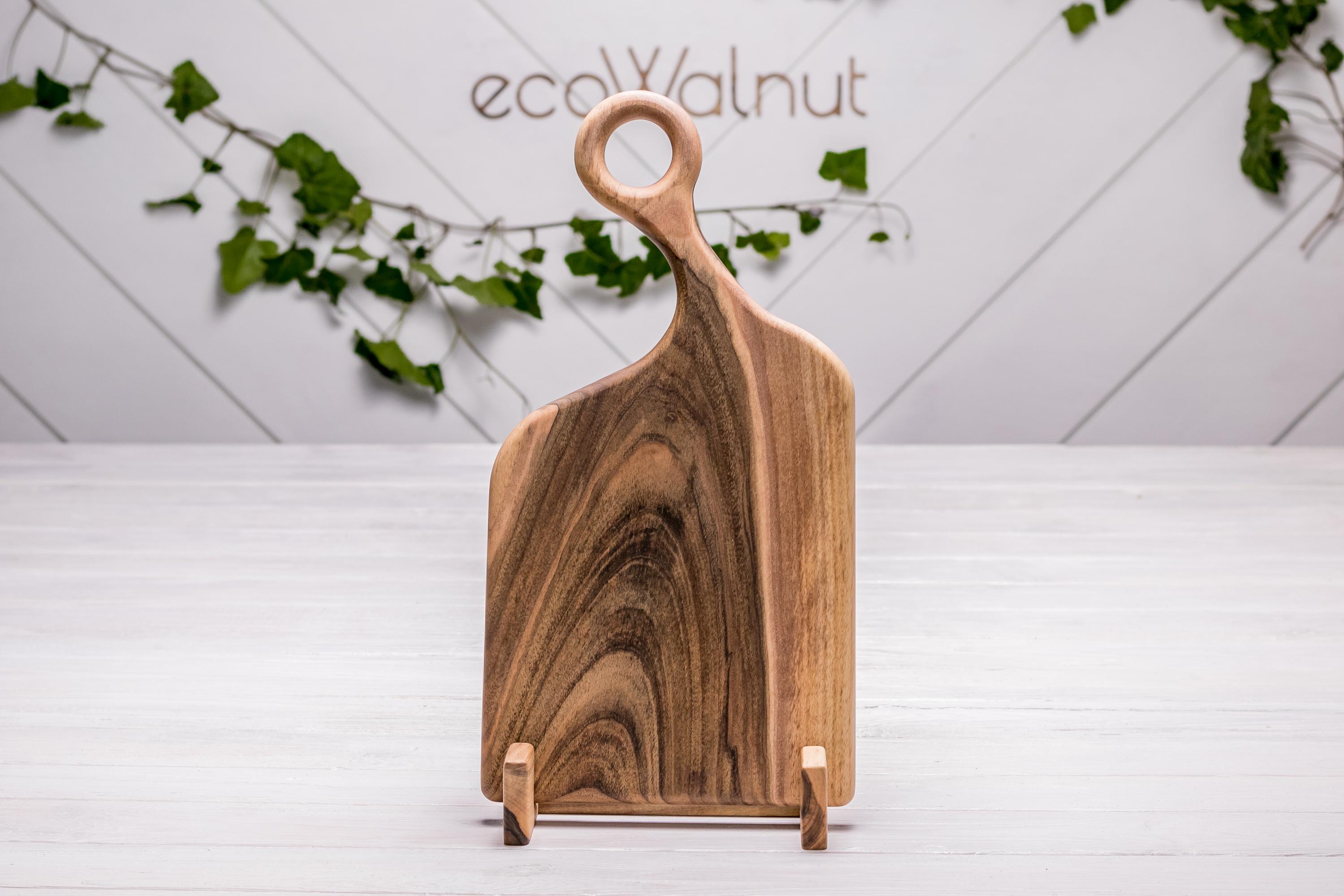 Доска кухонная ореховая EcoWalnut Изгиб L (EK-6.2) - фото 5