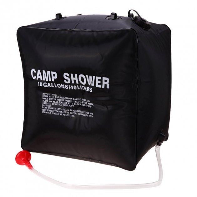 Душ походный для дачи и кемпинга Camp Shower 40 л Черный (6158_Vg)