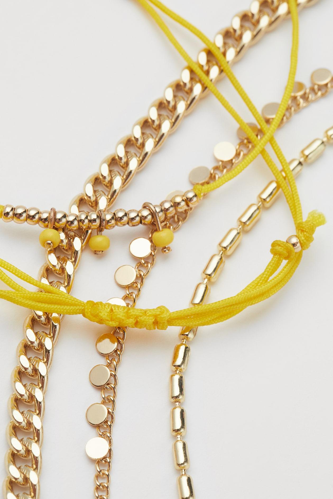 Комплект браслетов 4шт. H&M Золотистый (994951) - фото 2 Комплект браслетов 4шт. H&M Золотистый (994951) - фото 2