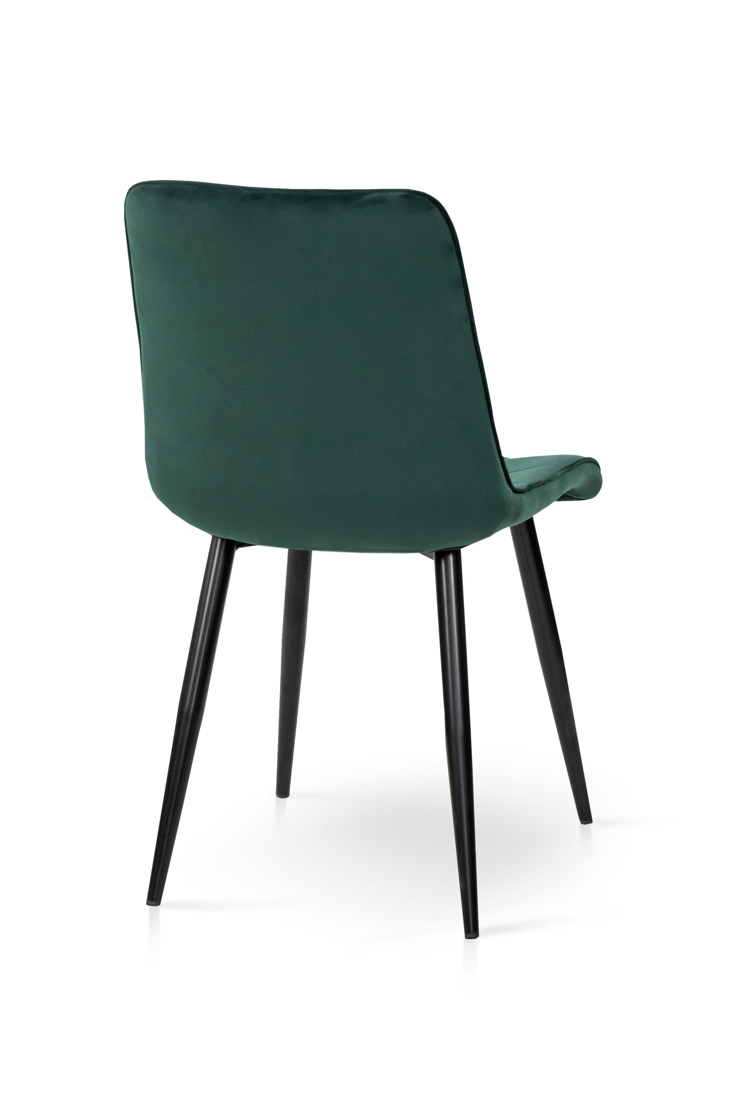 Стілець для кухні та вітальні ГРЕЙС Віллі 480х890х560 мм Чорний/Зелений (GAА0057595) - фото 5 Стілець для кухні та вітальні ГРЕЙС Віллі 480х890х560 мм Чорний/Зелений (GAА0057595) - фото 5