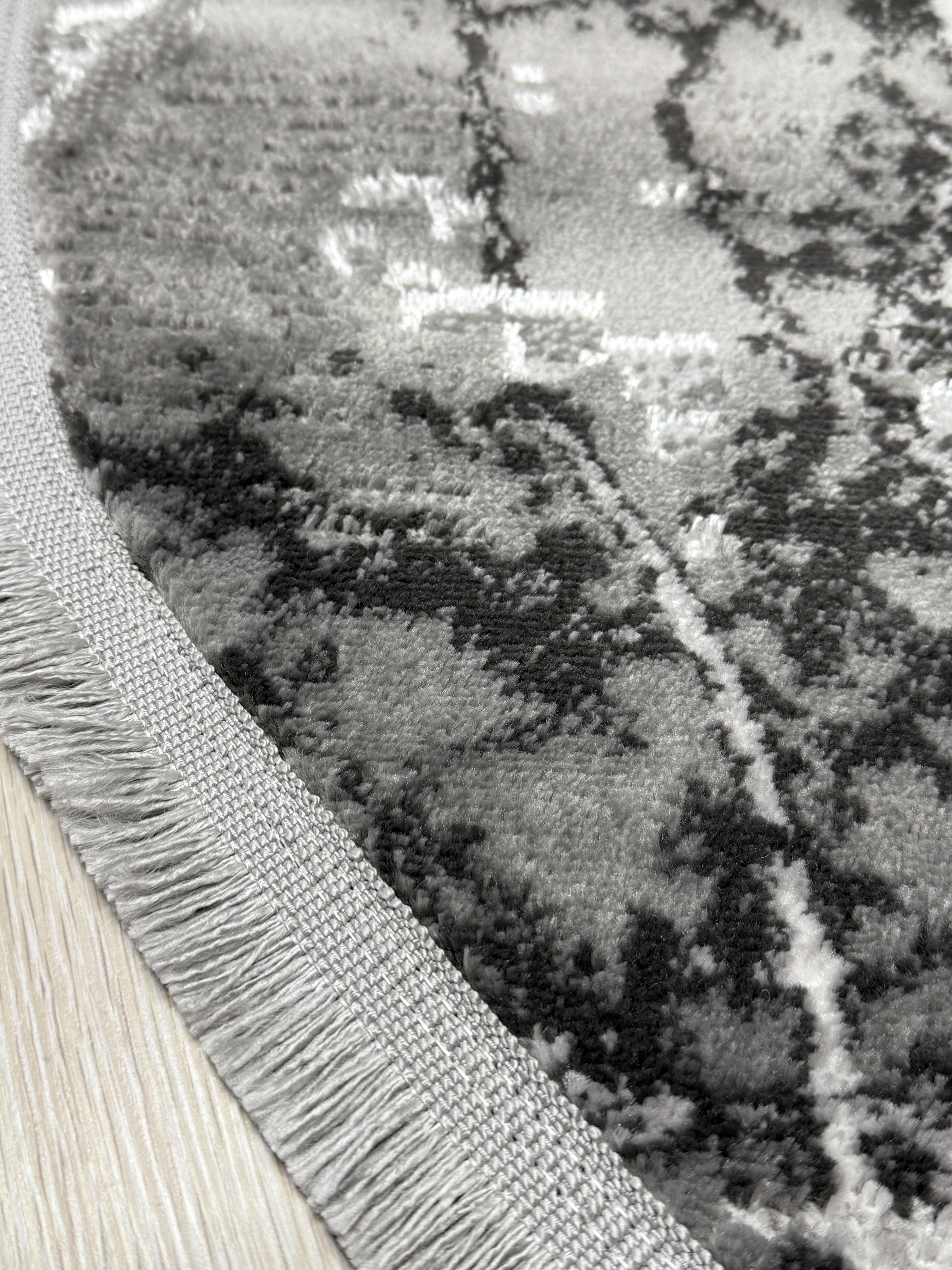 Ковер Mars с невысоким ворсом 200x200 см круг Антрацитовый (4640AA/KGS13) - фото 9 Ковер Mars с невысоким ворсом 200x200 см круг Антрацитовый (4640AA/KGS13) - фото 9