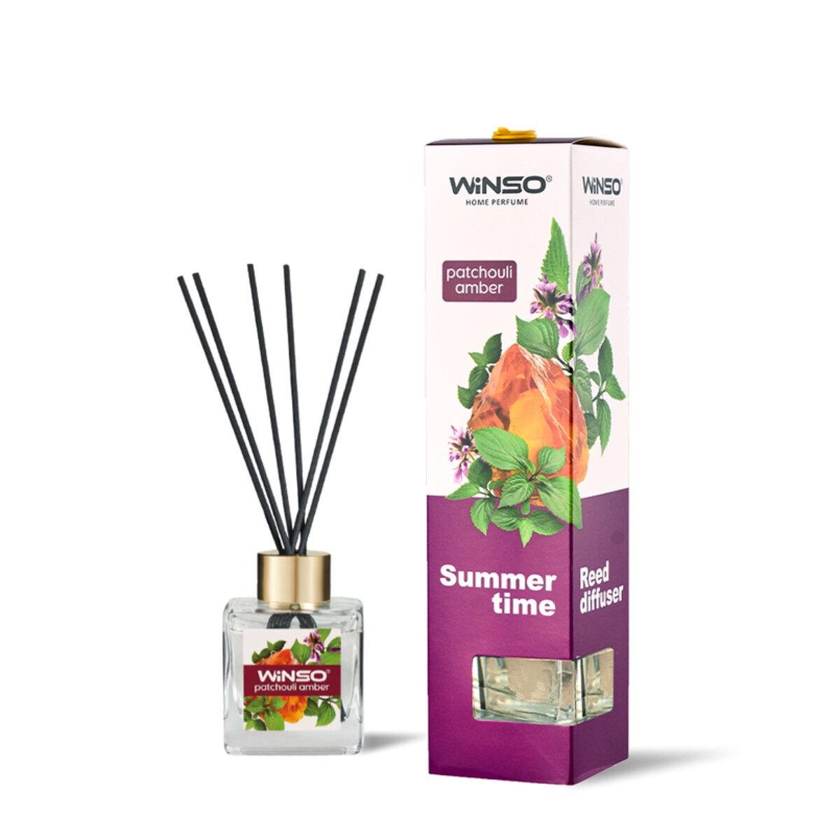 Аромадифузор з паличками WINSO Summer Time-Patchouli Amber 50 мл - фото 1 Аромадифузор з паличками WINSO Summer Time-Patchouli Amber 50 мл - фото 1