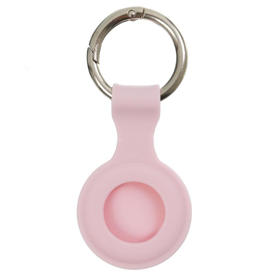 Силиконовый чехол брелок ArmorStandart Silicone Ring for AirTag, Pink (ARM58930) - фото 1