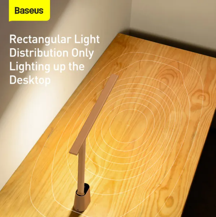 Настільна лампа BASEUS LED Smart Eye Reading Desk Lamp з вбудованим акумулятором 2200 mAh Білий (DGZG-02) - фото 3