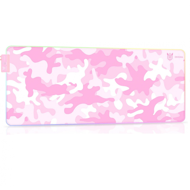 Коврик для мышки Onikuma Gaming Mouse Pad RGB G5 Pink (78913b43)