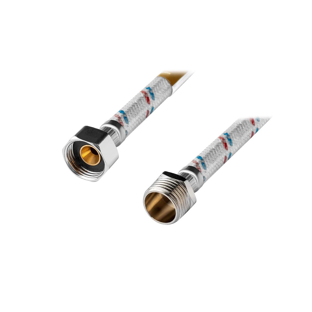 Подводка для подсоединения воды гибкая Kroner KRM 1/2" ВН 150 см нейлоновая оплетка из ПВХ (2681047194) - фото 3 Подводка для подсоединения воды гибкая Kroner KRM 1/2" ВН 150 см нейлоновая оплетка из ПВХ (2681047194) - фото 3