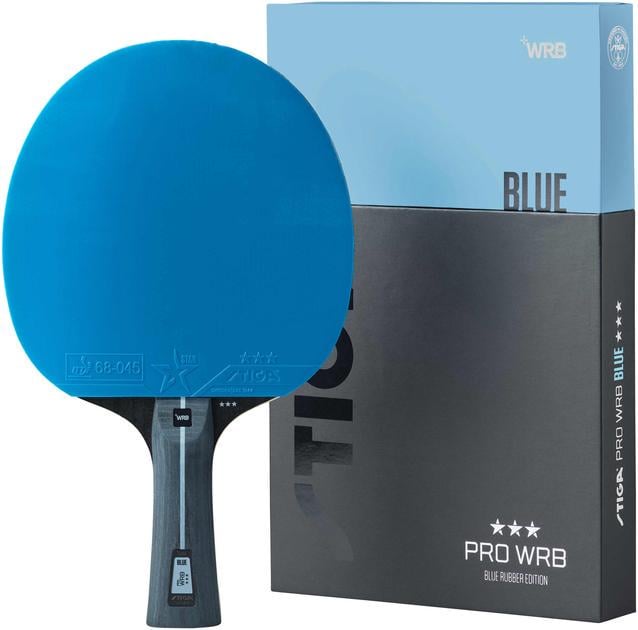 Ракетка для настільного тенісу Stiga Pro WRB Blue Edition 3 Star FL (931185)