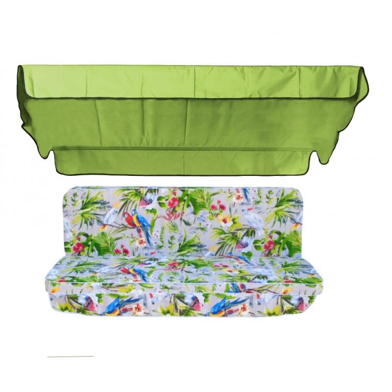 Комплект подушек для качели eGarden Loros Rojo 170x110x6 тент 120x200 Комплект подушек для качели eGarden Loros Rojo 170x110x6 тент 120x200