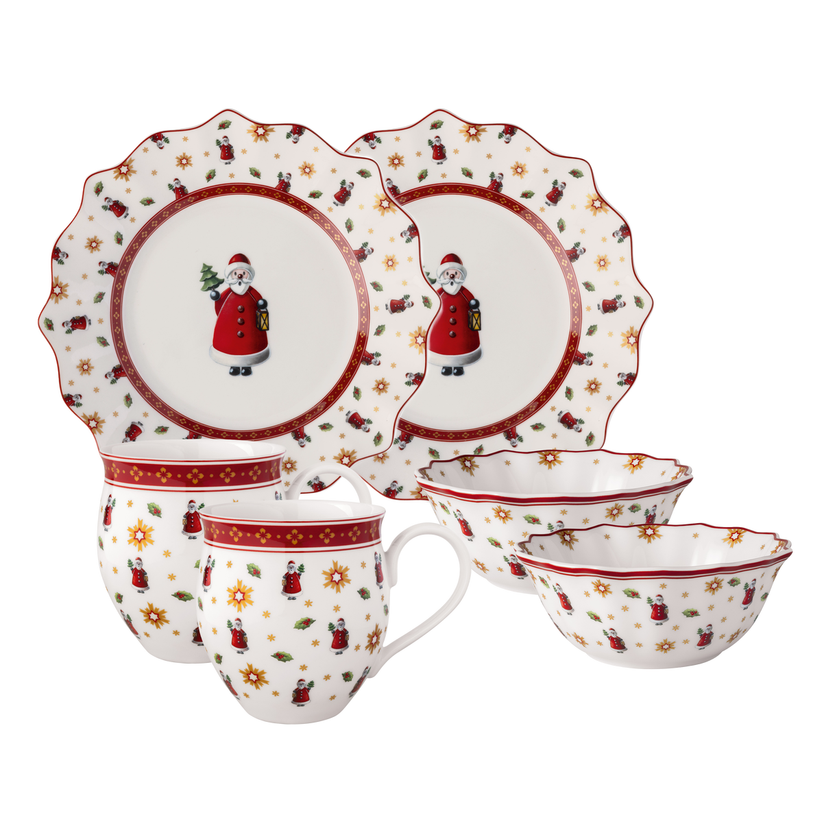 Набор посуды подарочный новогодний Villeroy & Boch Toy's Delight 6 предметов (1485857280)
