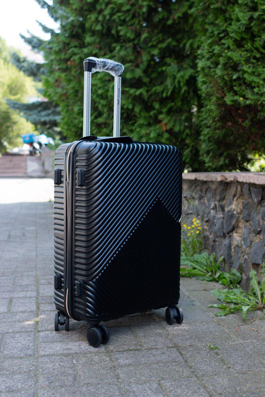 Валіза пластикова Wings WN-01 середній Чорний (11880016) - фото 6 Валіза пластикова Wings WN-01 середній Чорний (11880016) - фото 6