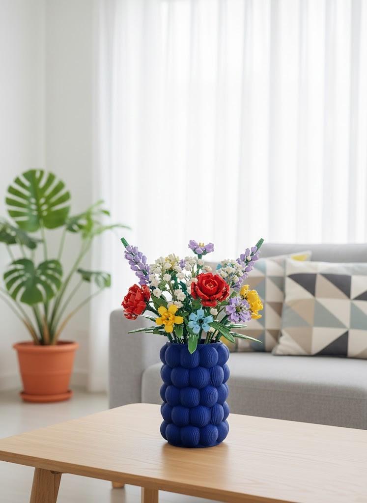 Ваза геометрическая для дома и фотосессий Синий (2893475280)