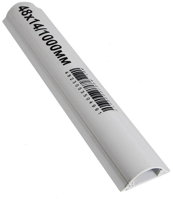 Кабельный канал АСКО-УКРЕМ напольный самоклеящийся 48х14 мм 1 м (28333646)