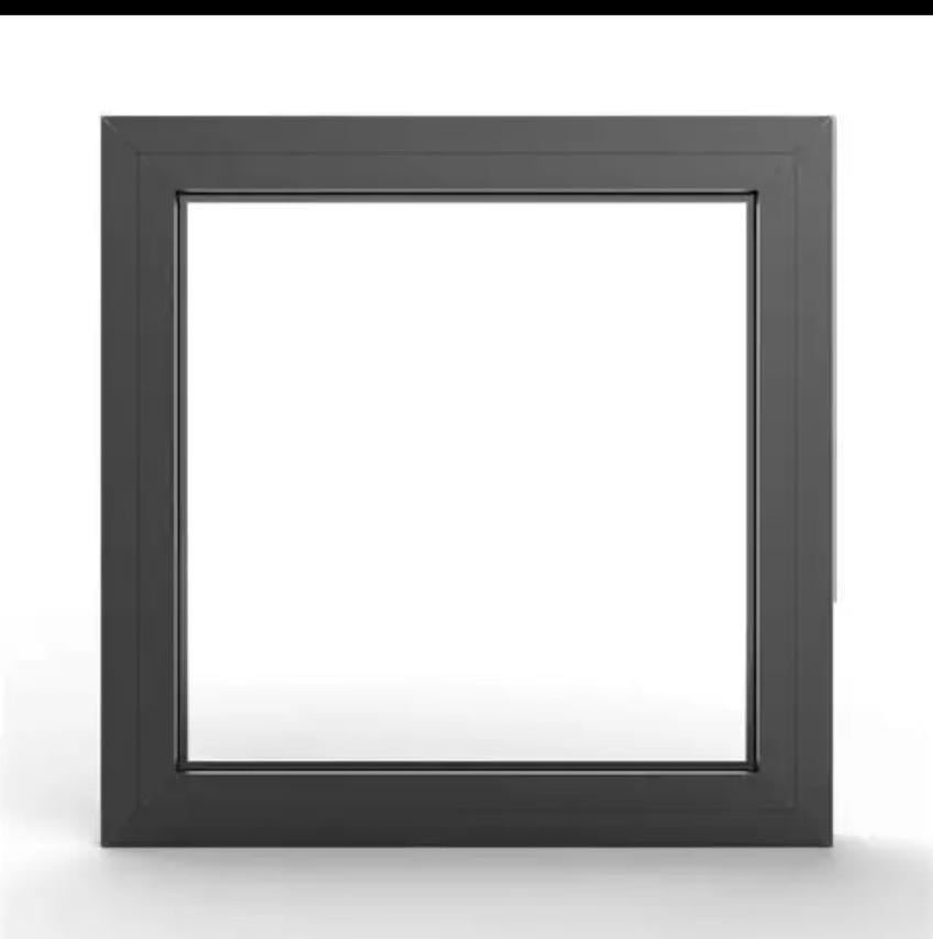 Окно пластиковое глухое Steko ПВХ двухкамерный стеклопакет 70/700x700 мм Антрацит (32173142) Окно пластиковое глухое Steko ПВХ двухкамерный стеклопакет 70/700x700 мм Антрацит (32173142)