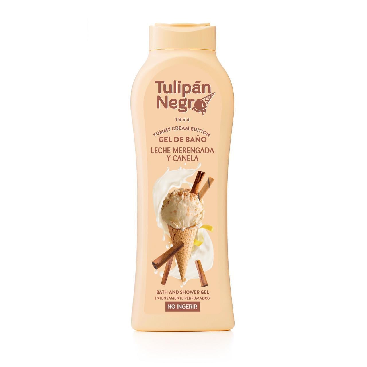 Гель для душу Tulipan Negro Yummy Cream аромат Молочное безе 650 мл
