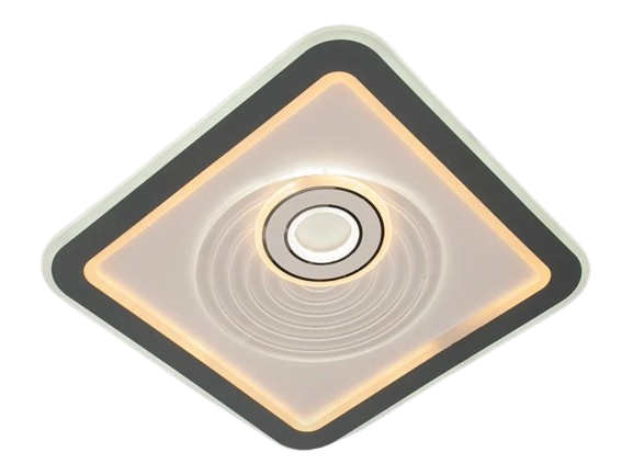 Люстра потолочная с диммером LED MX1703-475x475A WH+GR dim (2437599230)