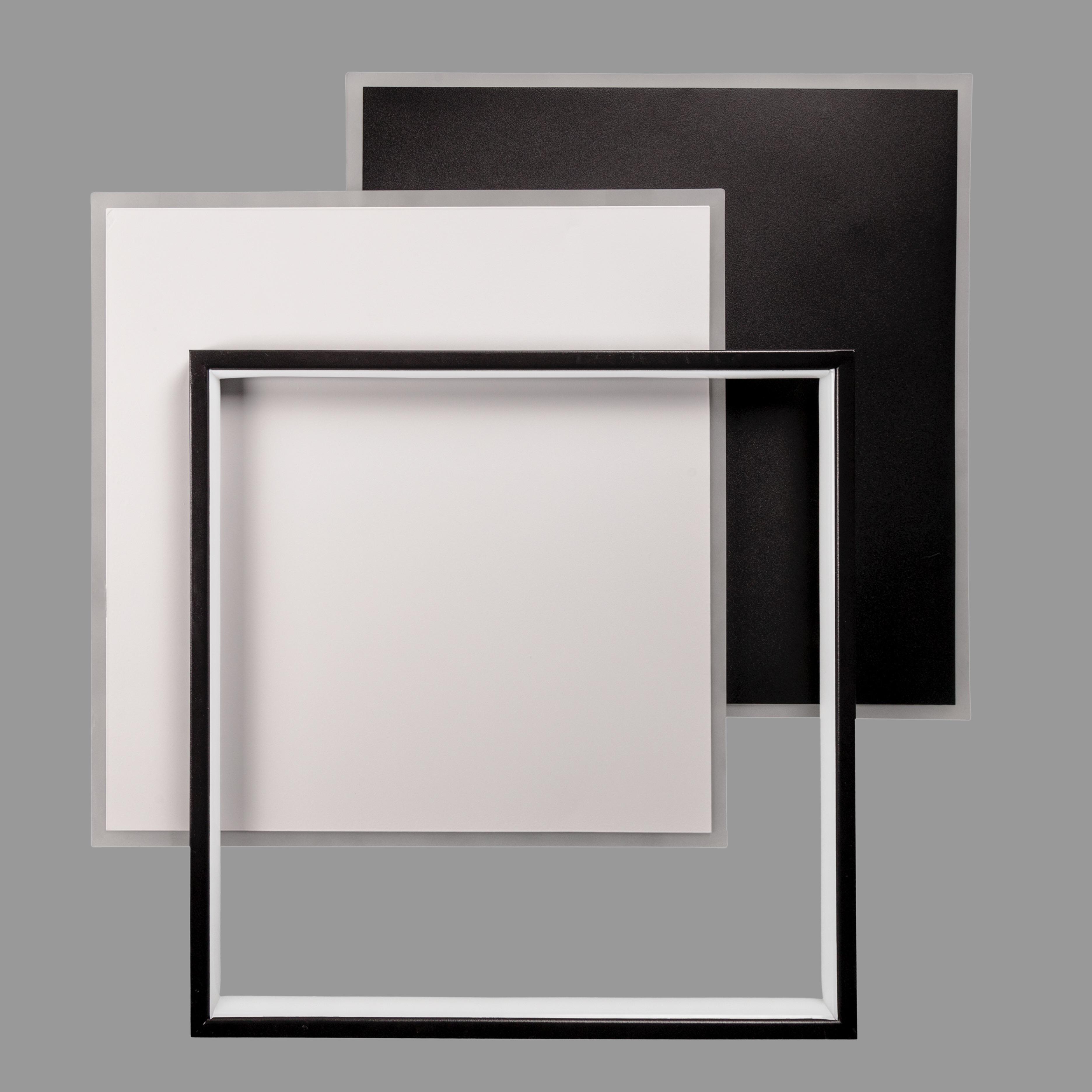 Люстра потолочная светодиодная 68W (87-1003 WH+BK)